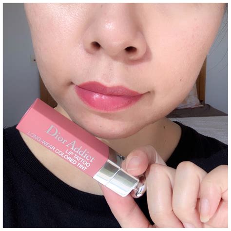 review dior addict lip tattoo|Dior lip and cheek tint.